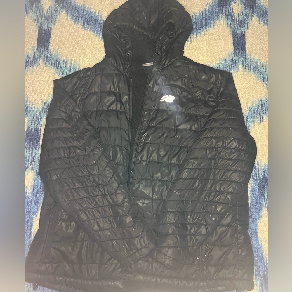 Women’s 1X New Balance Black Puffer Jacket